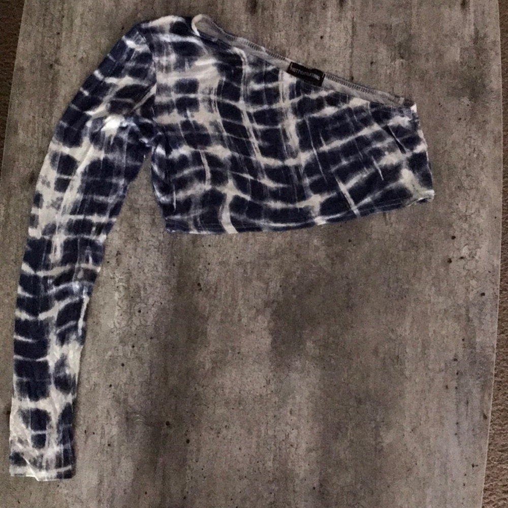 PLT One Shoulder Crop Top